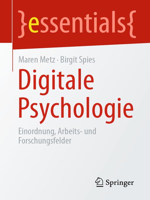 Title details for Digitale Psychologie by Maren Metz - Available